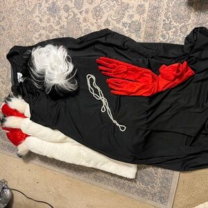 Cruella Costume Set with Wig and Accessories